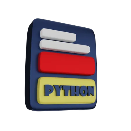 Arquivo python  3D Icon