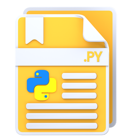 Arquivo python  3D Icon