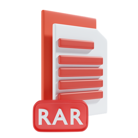 Arquivo rar  3D Icon