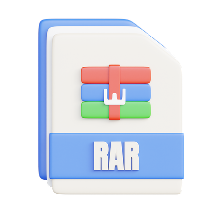 Arquivo rar  3D Icon