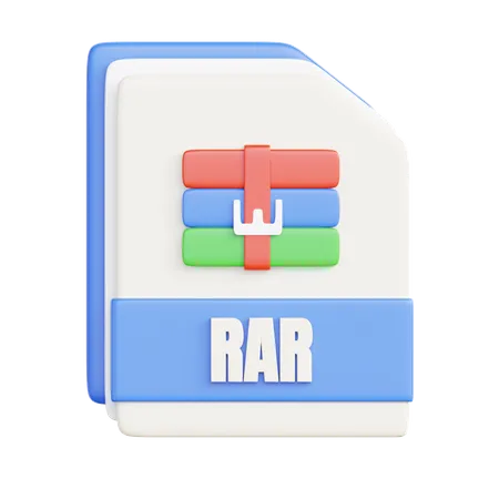 Arquivo rar  3D Icon