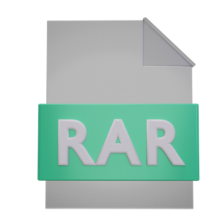 Arquivo rar  3D Icon