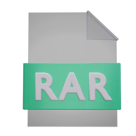 Arquivo rar  3D Icon