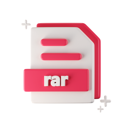 Arquivo rar  3D Icon