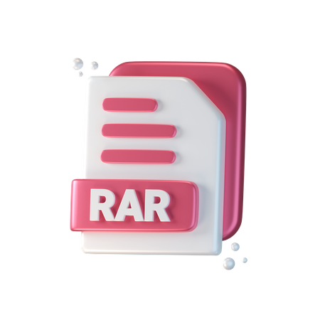 Arquivo rar  3D Icon