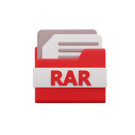 Arquivo rar  3D Icon