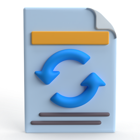 Recarregar arquivo  3D Icon