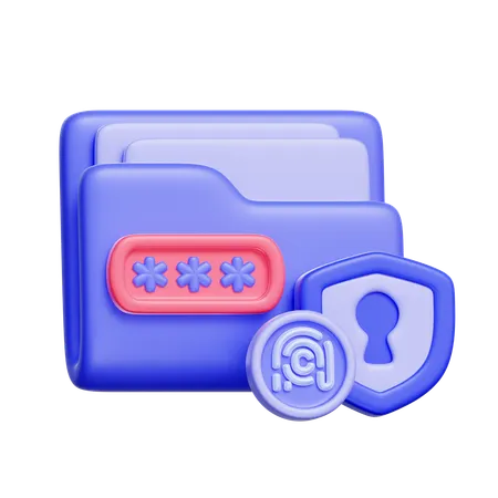 Arquivo seguro 3D Icon