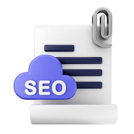 Arquivo seo  3D Icon