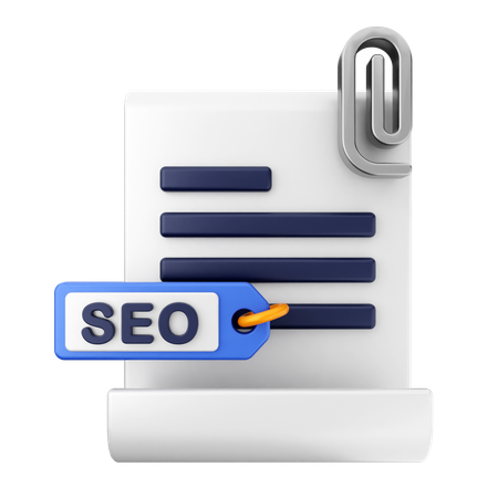 Arquivo seo  3D Icon