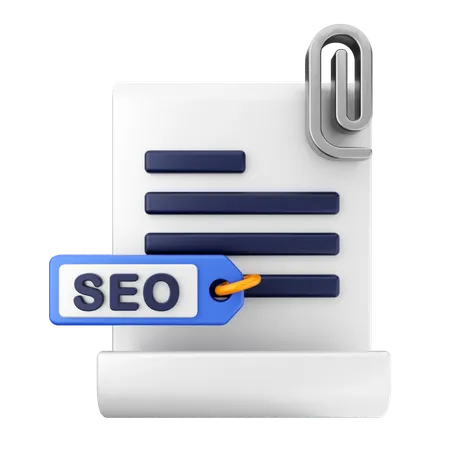 Arquivo seo  3D Icon