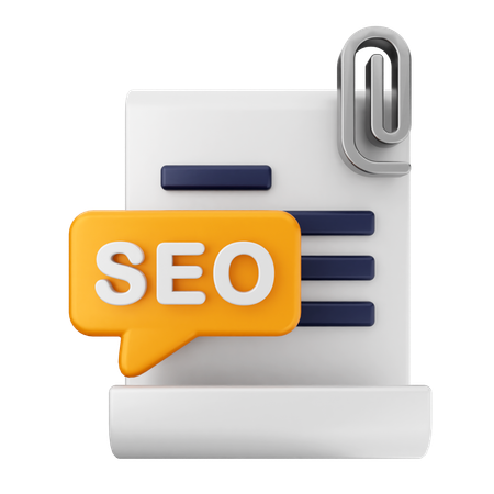 Arquivo seo  3D Icon