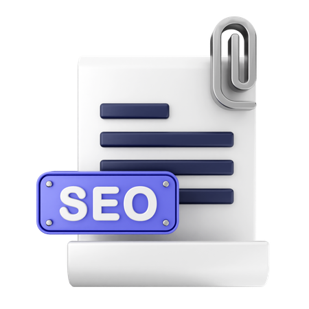 Arquivo seo  3D Icon