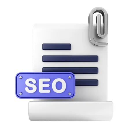 Arquivo seo  3D Icon