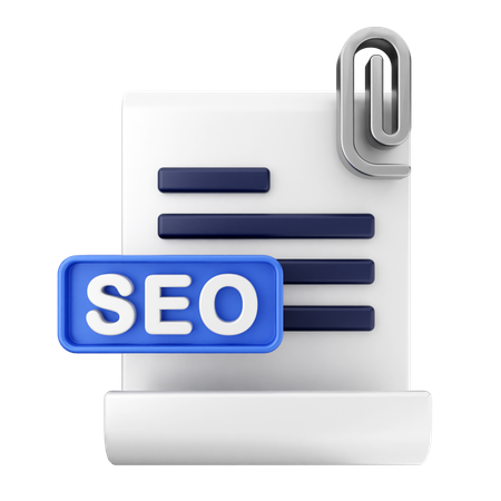 Arquivo seo  3D Icon