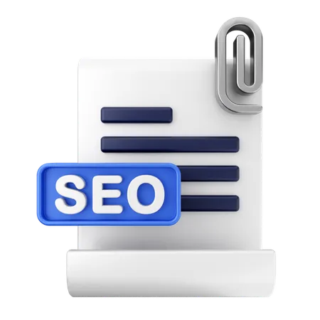 Arquivo seo  3D Icon