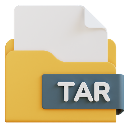 Arquivo tar  3D Icon