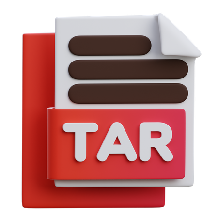 Arquivo tar  3D Icon