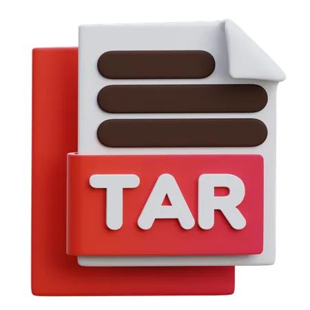 Arquivo tar  3D Icon