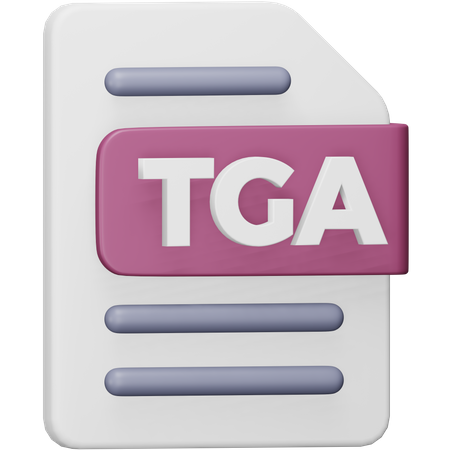 Filé tga  3D Icon