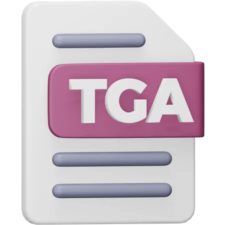 Filé tga  3D Icon