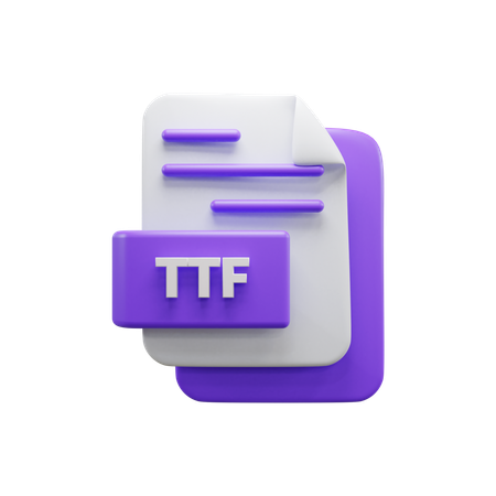 Arquivo tf  3D Icon