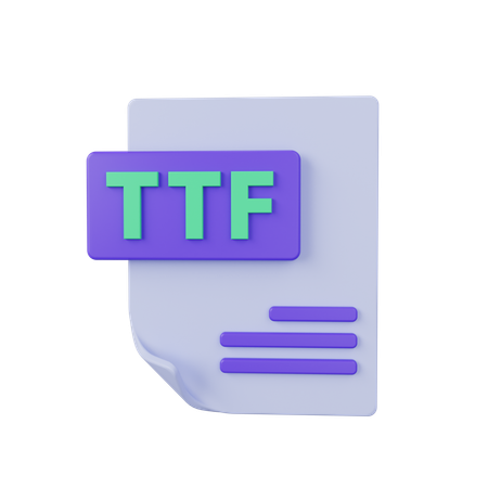 Arquivo tf  3D Icon