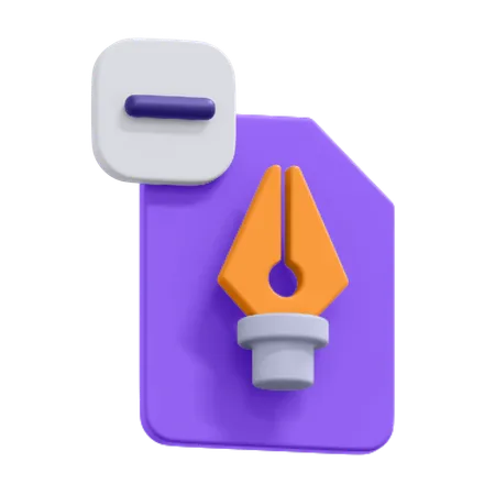 Arquivo vetorial  3D Icon