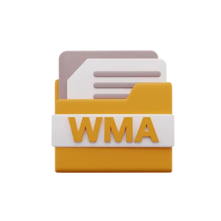 Arquivo wma  3D Icon