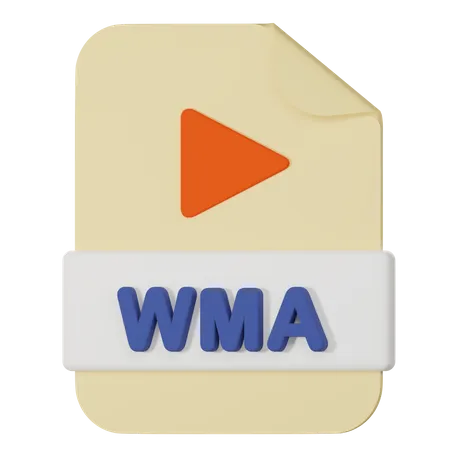 Arquivo wma  3D Icon