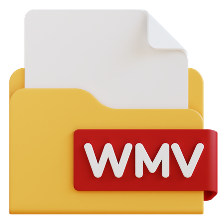 Arquivo wmv  3D Icon