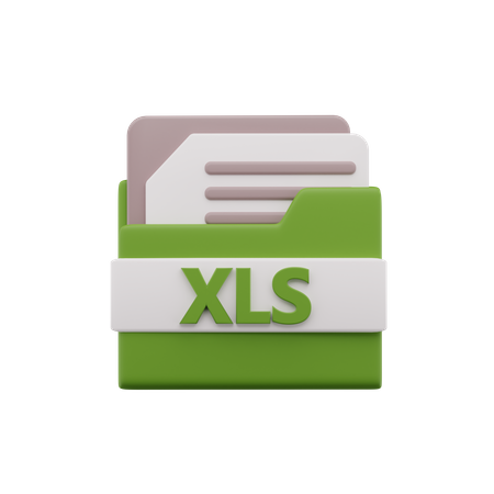 Arquivo XLS  3D Icon