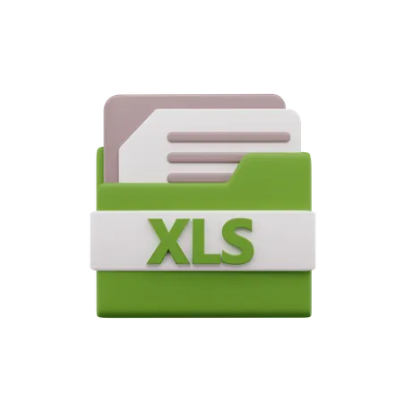 Arquivo XLS  3D Icon