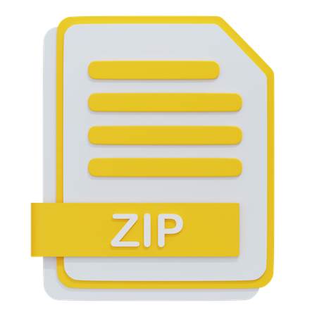 Arquivo zipado  3D Icon