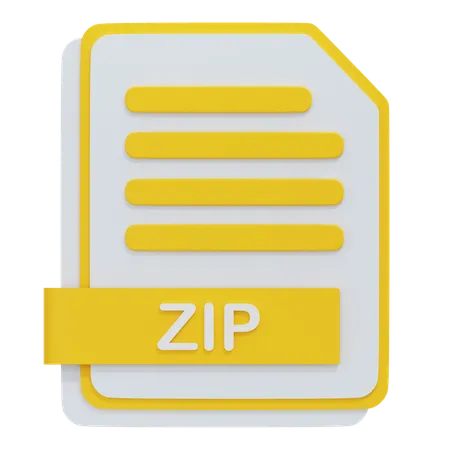 Arquivo zipado  3D Icon