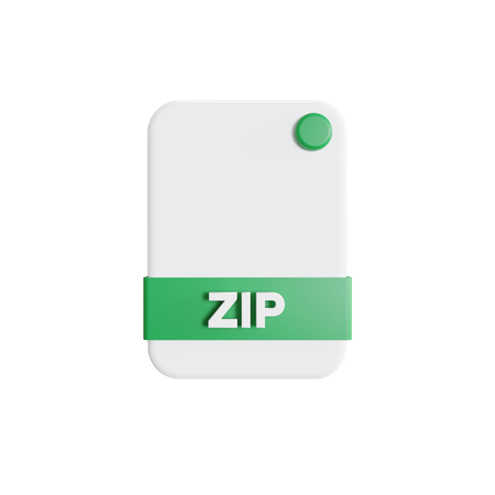 Arquivo zipado  3D Icon