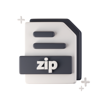 Arquivo zipado  3D Icon