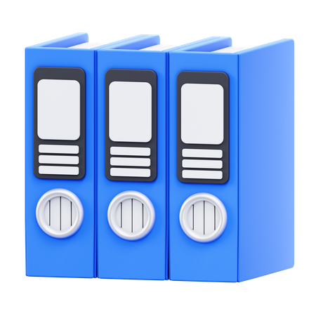 Arquivos de negócios  3D Icon