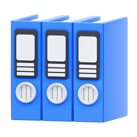 Arquivos de negócios  3D Icon