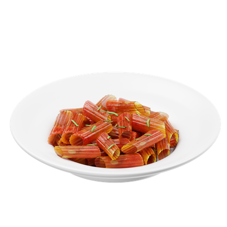 Arrabiata Pasta  3D Icon