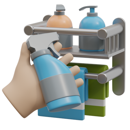 Arrange Toiletries  3D Icon