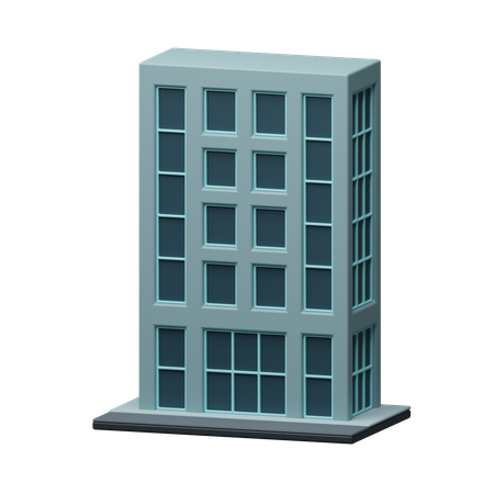 Construção de arranha-céu  3D Icon