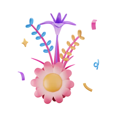 Arranjos florais  3D Icon