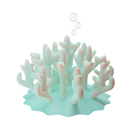 Arrecife de coral  3D Illustration