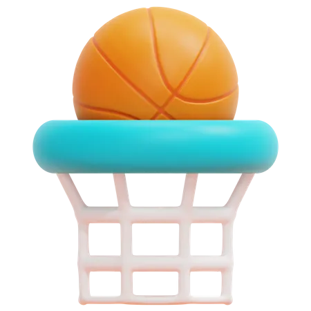 Arremesso de basquete  3D Icon
