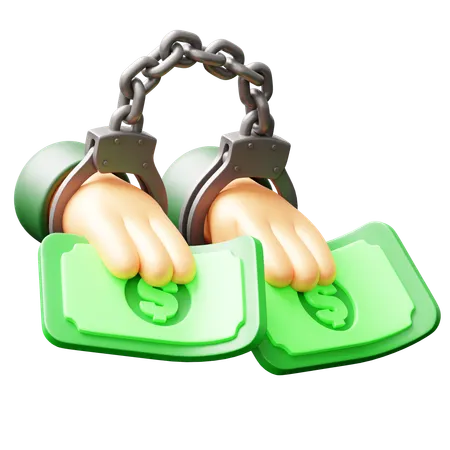 Arrest the corrupt  3D Icon