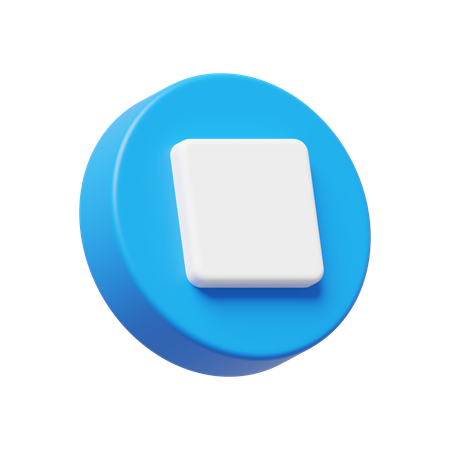 Arrêt  3D Icon