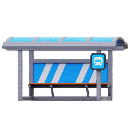 Arrêt de bus  3D Icon