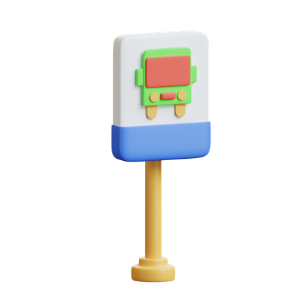 Arrêt de bus  3D Icon