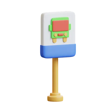 Arrêt de bus  3D Icon
